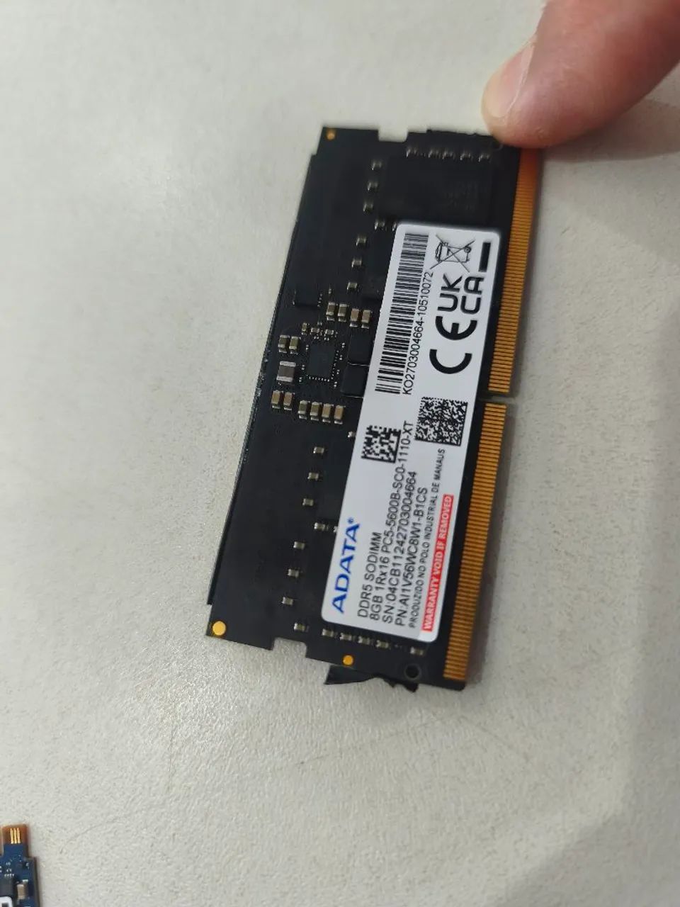 Memória RAM DDR5 8GB NOTEBOOK  - Foto 2