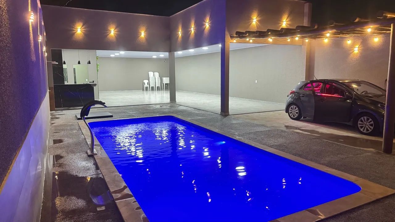 Piscina de fibra de 4 M com praia  - Foto 2