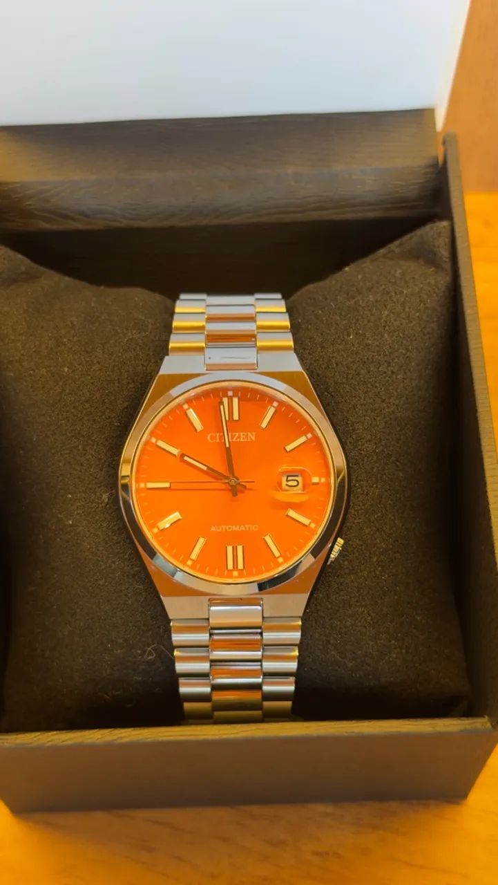 CITIZEN TSUYOSA AUTOMÁTICO LARANJA - Foto 2