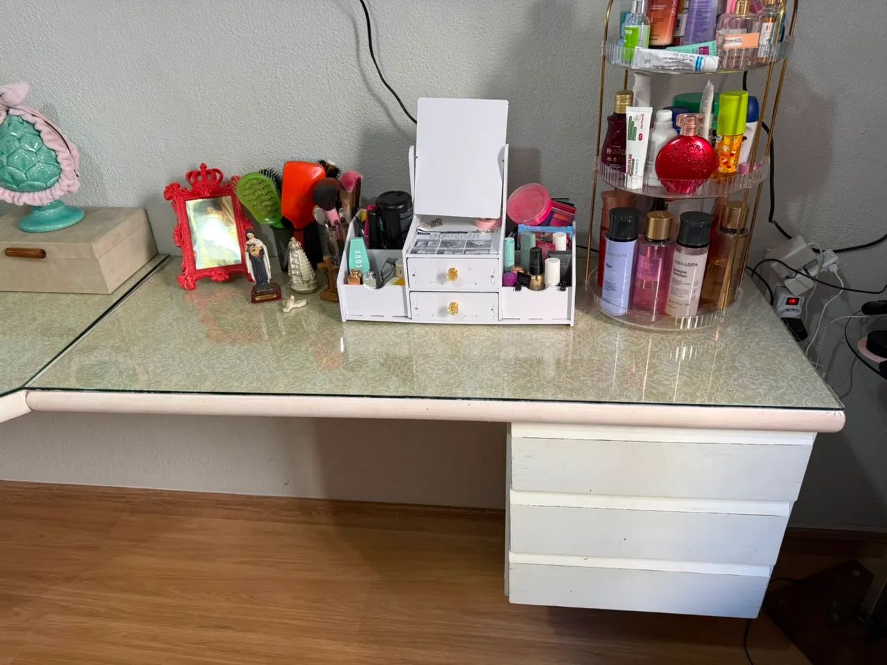 Mesa escritório, penteadeira, estilo vintage  - Foto 4
