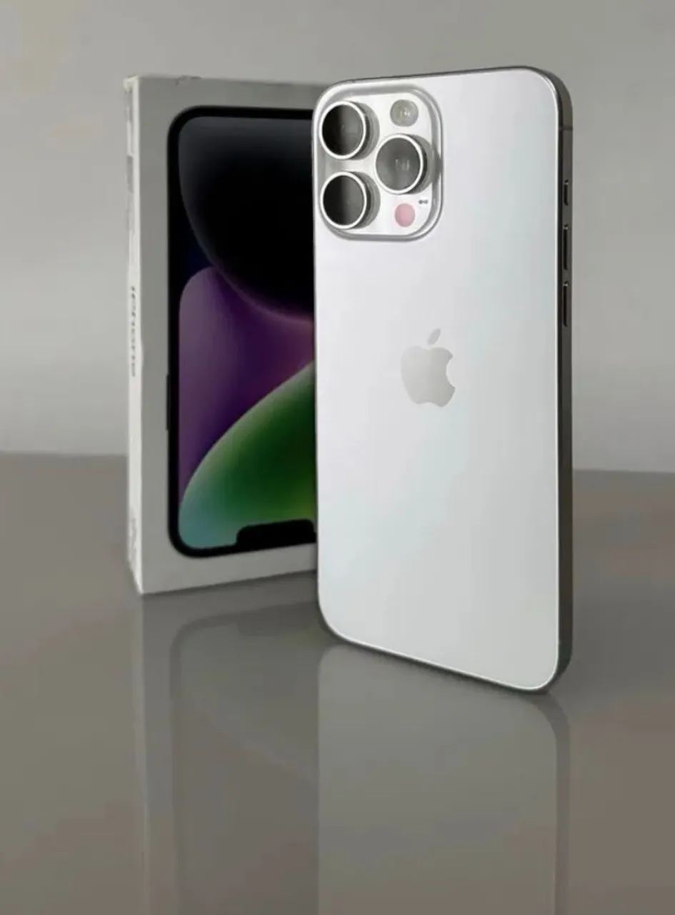 Apple IPhone 15 Pro Max - 256GB (White Titanium) - Celulares e