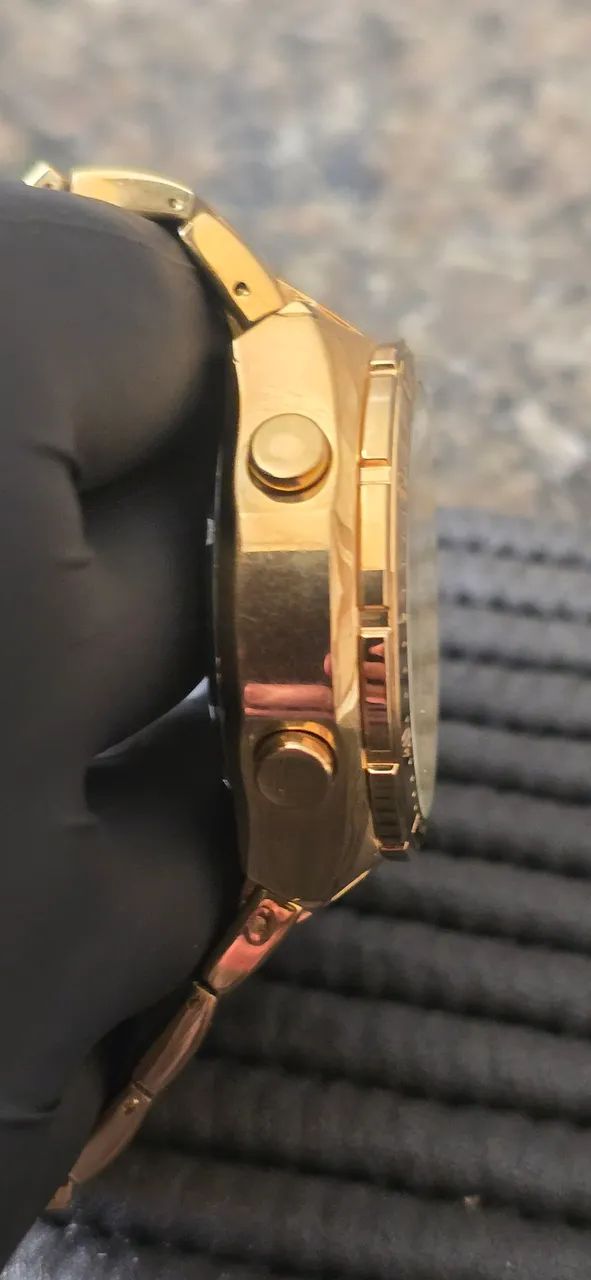Relógio Technos Anadigi dourado - Foto 2