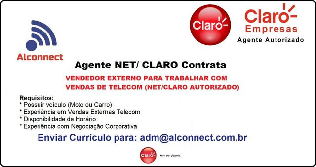 Vendedor Externo Telecom (Net/Claro Autorizado)