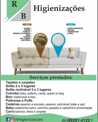 Higienização de estofados