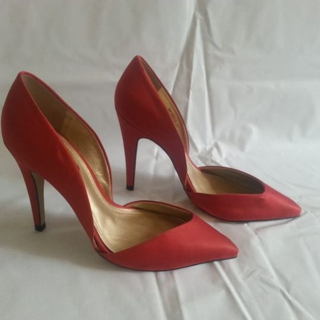 sapato scarpin vermelho