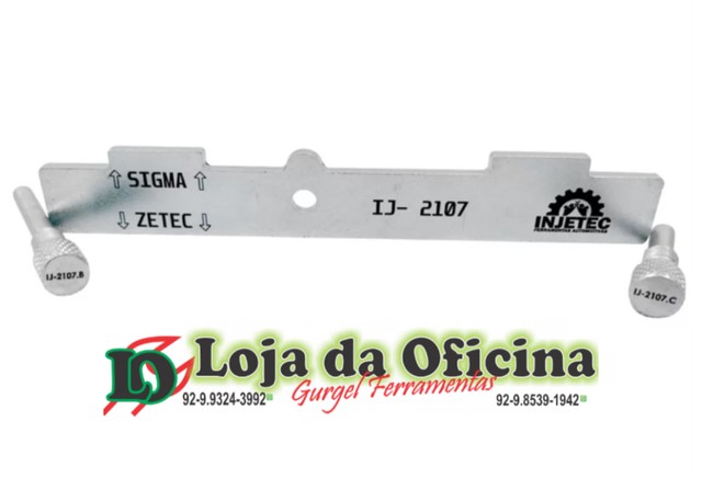 Conjunto de Ferramentas para Posicionar em Sincronismo dos Motores Ford - INJETEC-IJ-2107 - Foto 2