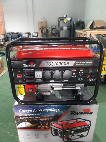 Gerador à Gasolina Tg3100Cxr 4t 196cc 3,1kVA com Partida Manual e Avr - Toyama (Loja)