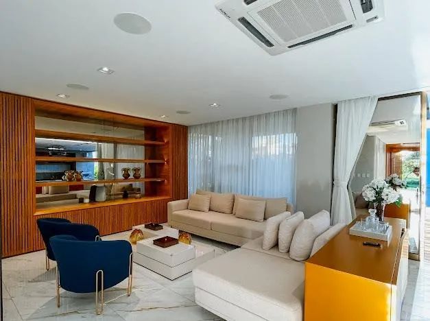 Casa de esquina mobiliada frente praça no Alphaville Ceará - Foto 7