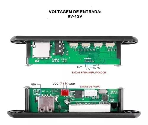 Placa MP3 Player com Controle Remoto - Foto 2
