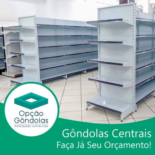 Gôndolas Centrais Novas - Foto 2