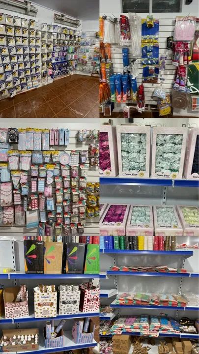 Vende-se estoque de loja de festa