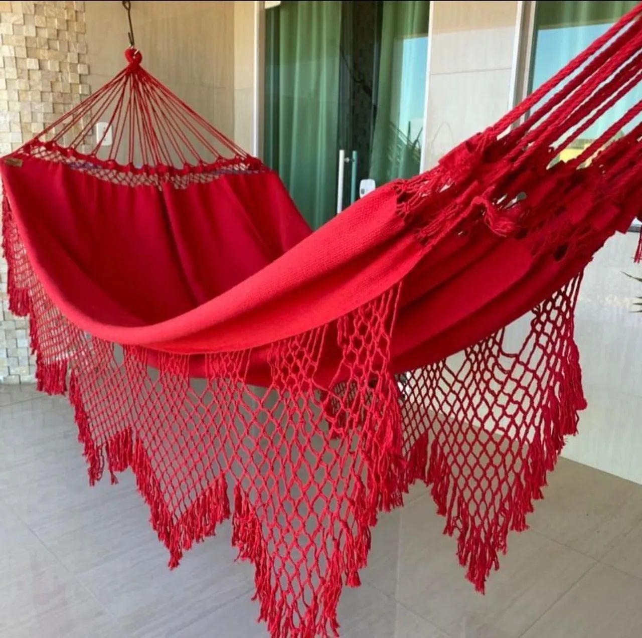 Rede de Dormir em Algodão - Conforto e Resistência - Foto 2