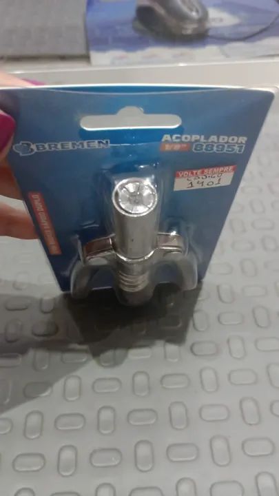 ACOPLADOR GRAXA ENGATE RAPDUPLO P/ GRAXEIRAS 1/8" - Foto 2