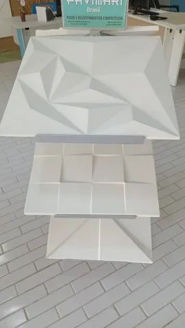 Revestimentos Cimentícios 3D Área interna e externa - Foto 5