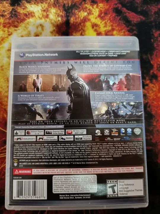 Batman Arkham Origins Ps3 Mídia Física Original Playstation 3 - Promoção - Foto 2