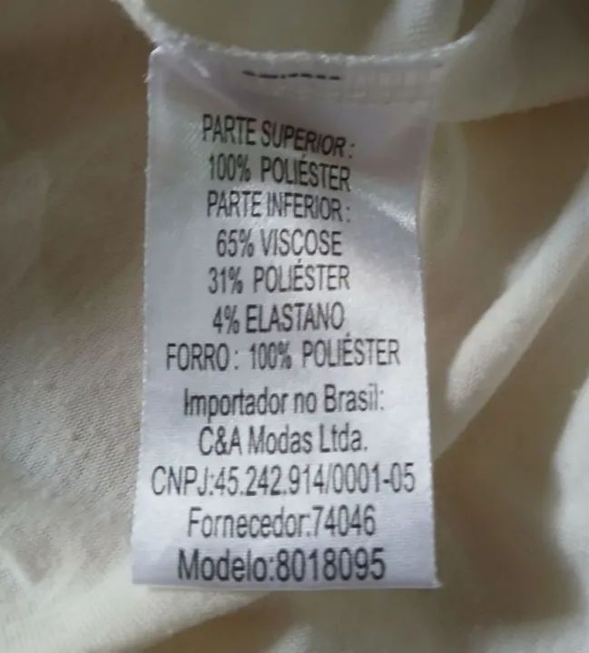 Vestido Infantil renda e tule Barbie C&A - Tamanho 1m - Foto 5