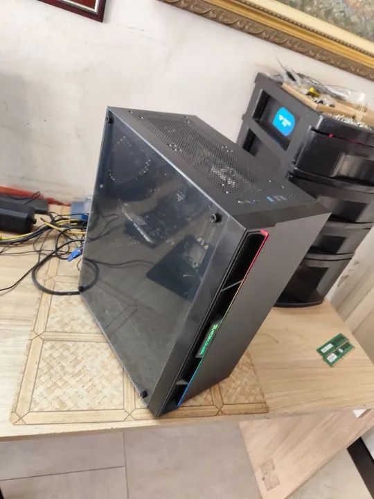 PC Gamer Xeon 2650 V4 16 Gigas Memória - SSD  - Placa de Vídeo RX 580 8 Gigas - Somos Loja - Foto 5