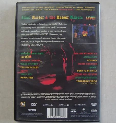 Ziggy Marley E The Melody Makers 2000 Live!, Dvd Original - Foto 2