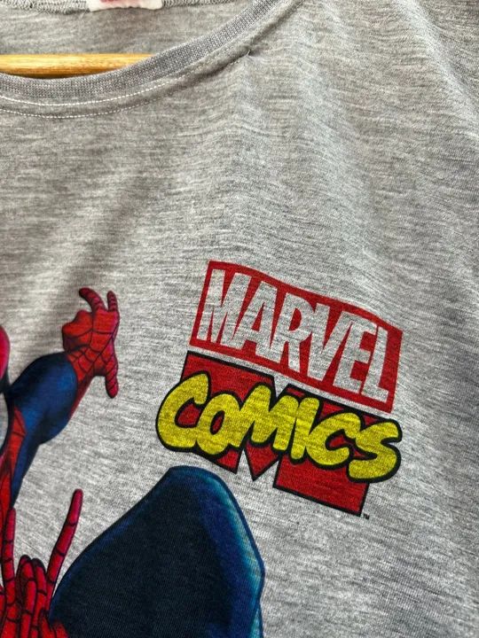 Camiseta Homem Aranha Marvel Comics Cinza - Foto 2