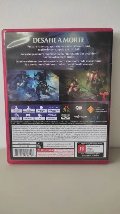 Jogo Nioh Ps4 Físico - Foto 2