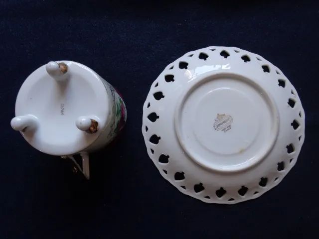  Xicara Royal Halsey e Pires-Vintage anos 50- Japan(Item para Colecionadores ou Decoração) - Foto 3