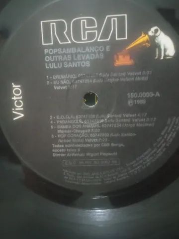 LP LULU SANTOS,POP SAMBA LANÇO 1989 - Foto 5