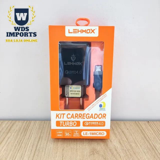 Carregador Celular com cabo Micro Usb 30W 