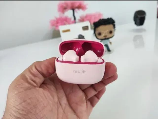 Fone de Ouvido Realfit F3 Sem Fio Bluetooth 5.4 Cancelamento de Ruído Gamer - Foto 6