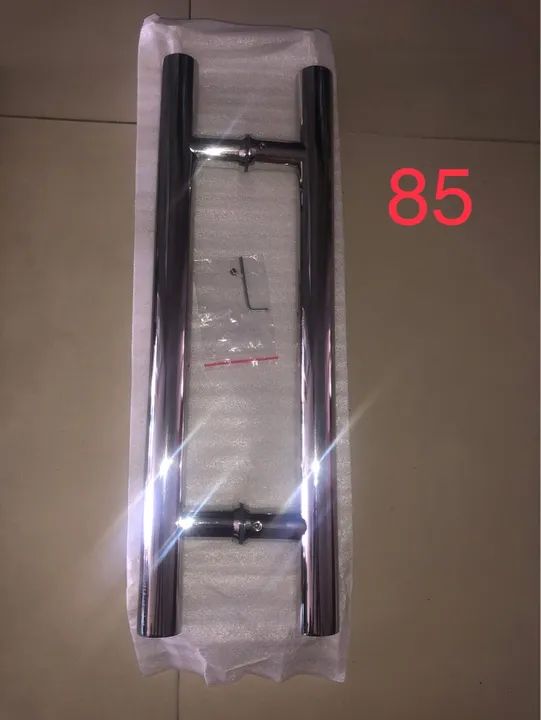 Puxadores inox, vidro e madeira - Foto 2