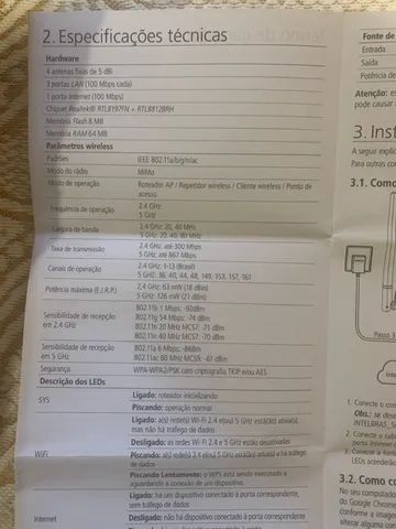 Roteador sem fio Gigabit de alta potência AC1750 dlink dir 809 - Foto 4