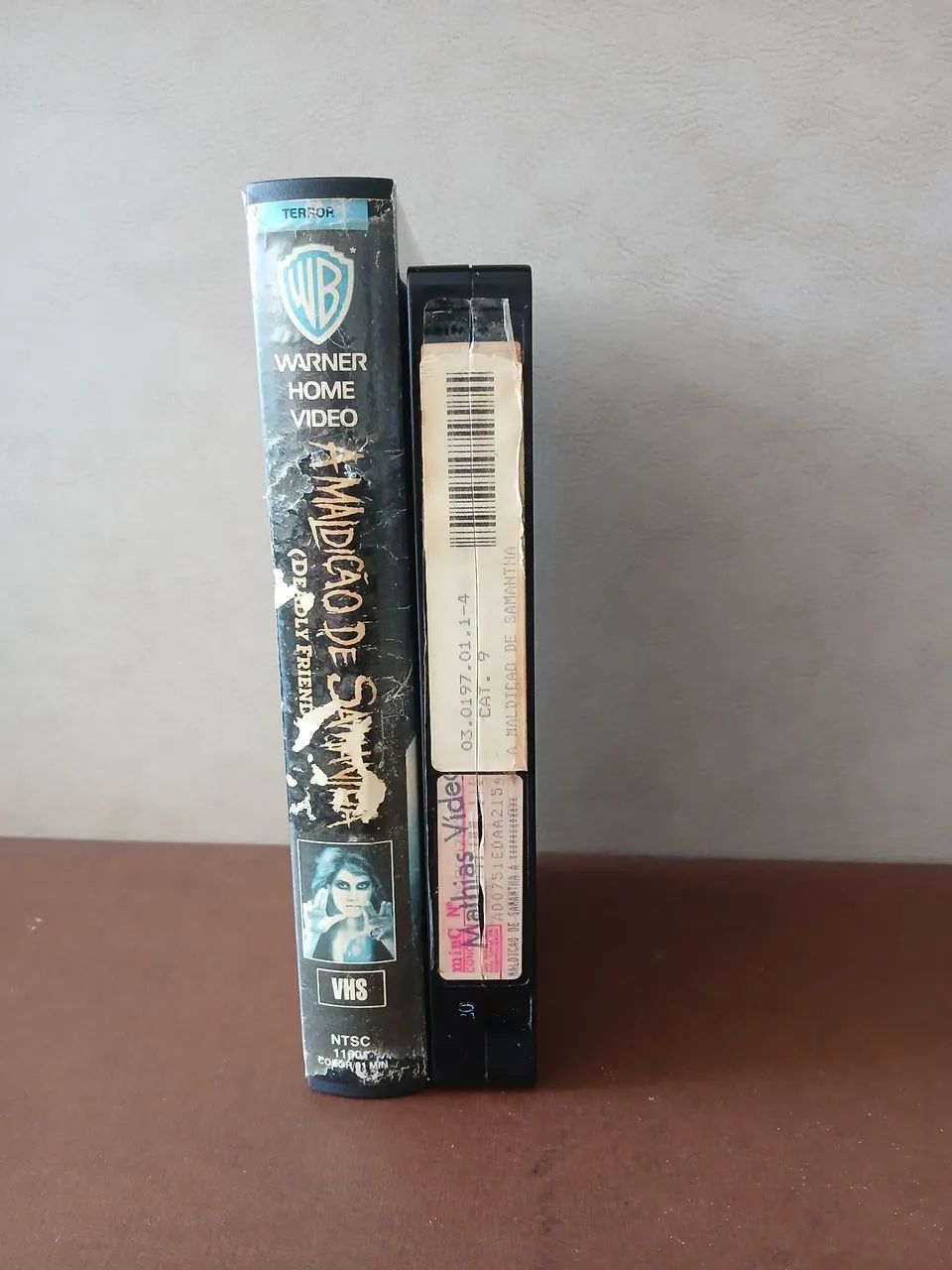 Fita VHS A Maldição de Samantha - Raridade  - Foto 3