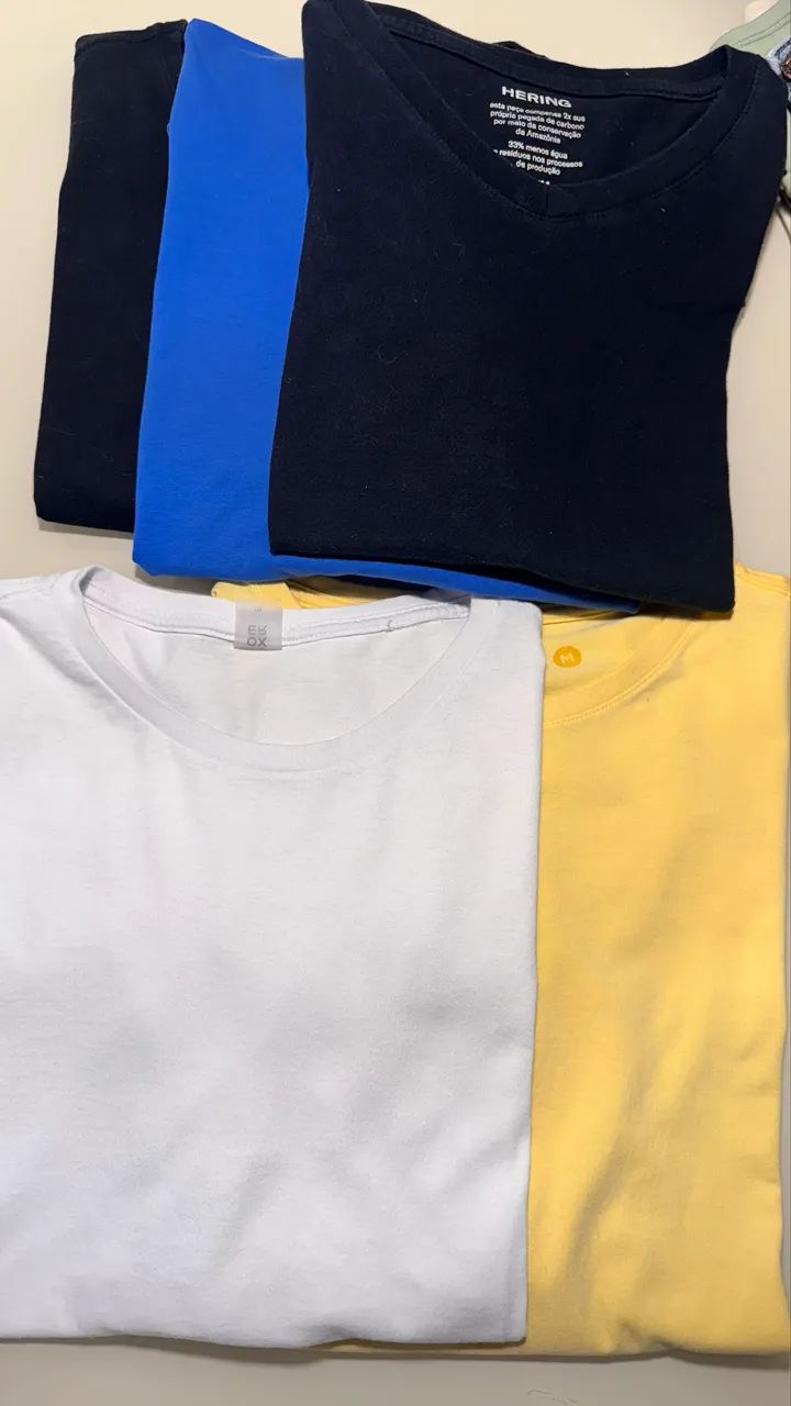 Camisetas malha de 100% algodão fio 30 penteada  - Foto 5