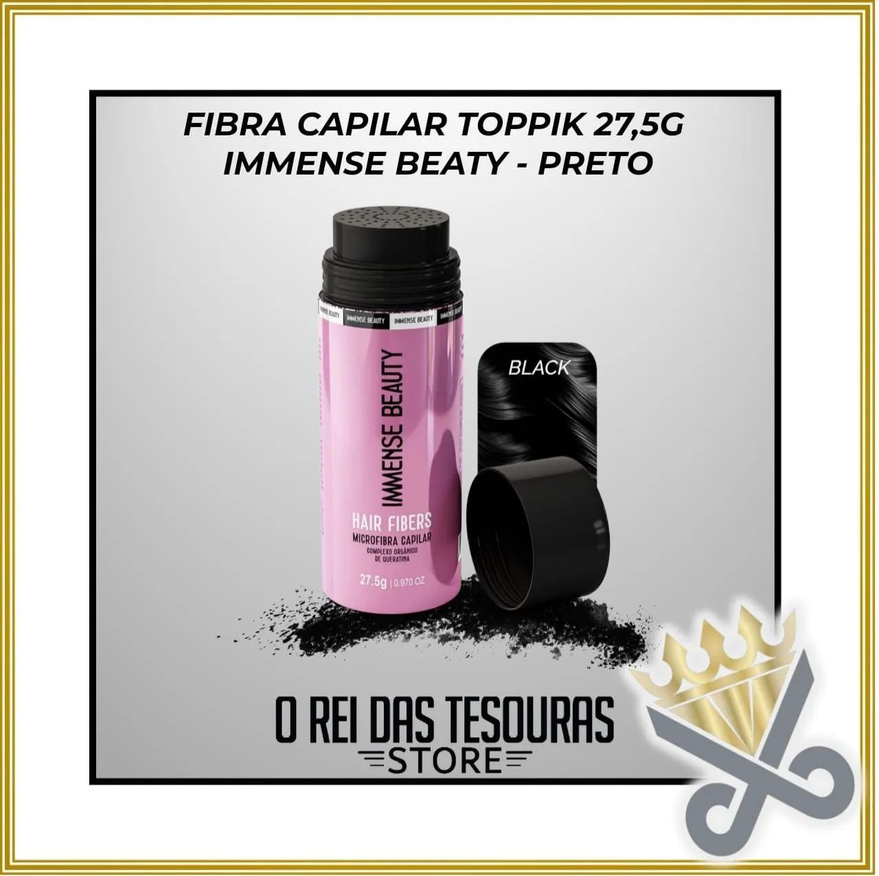 Fibra capilar toppik diversas cores  - Foto 5