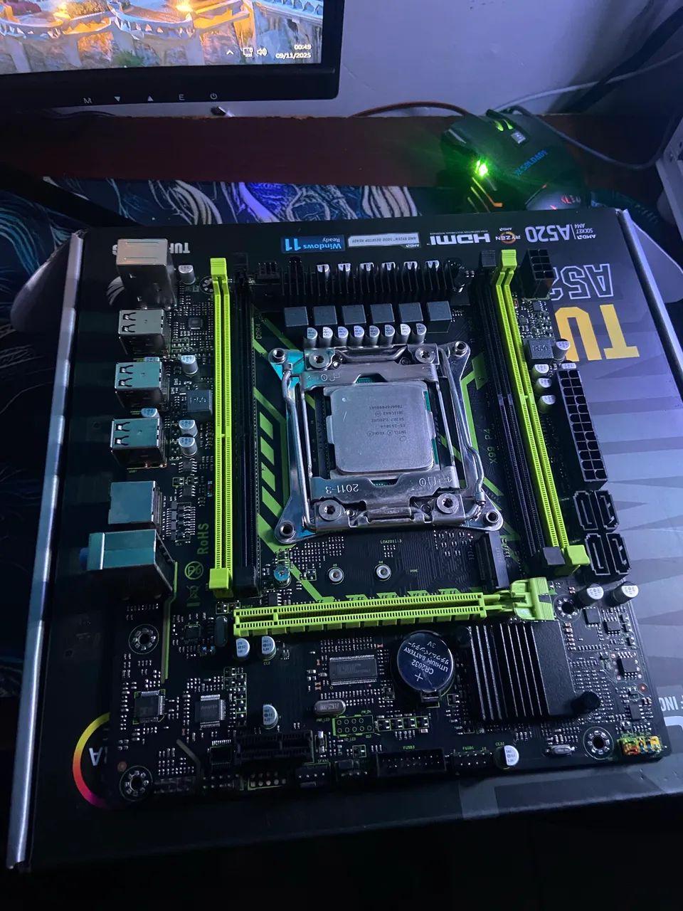 Kit xeon (Placa mãe e processador) - Foto 2