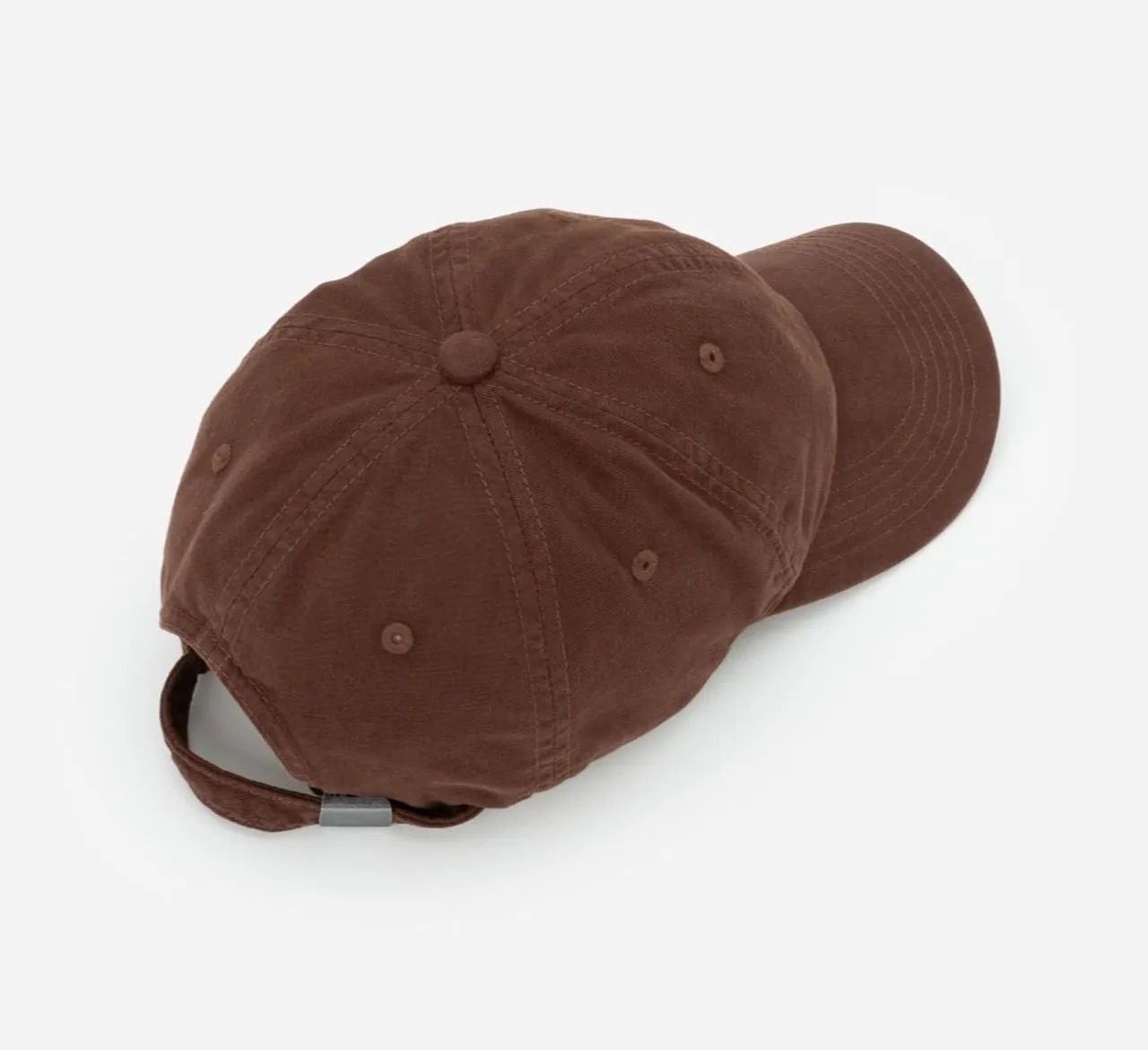 Boné aba curva algodão marrom - Foto 3