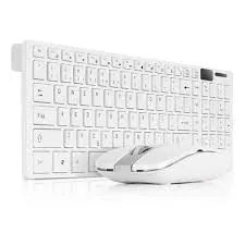 Kit Teclado E Mouse Sem Fio Slim Wireless P/ Notebook Computador