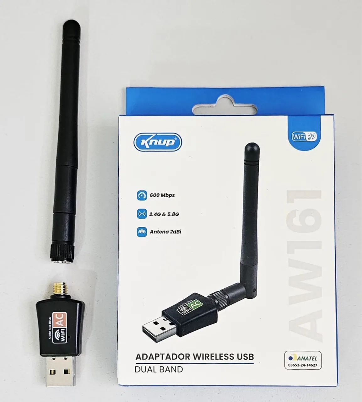 Adaptador Wireless USB Dual Band Knup AW161