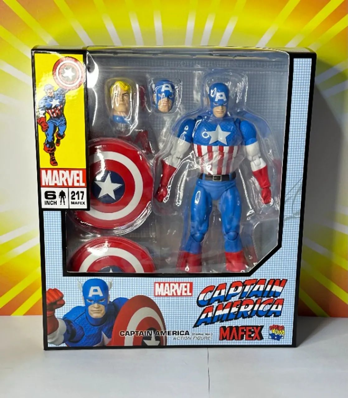 Mafex Capitão América Marvel - Hobbies e coleções - Vila João Vaz