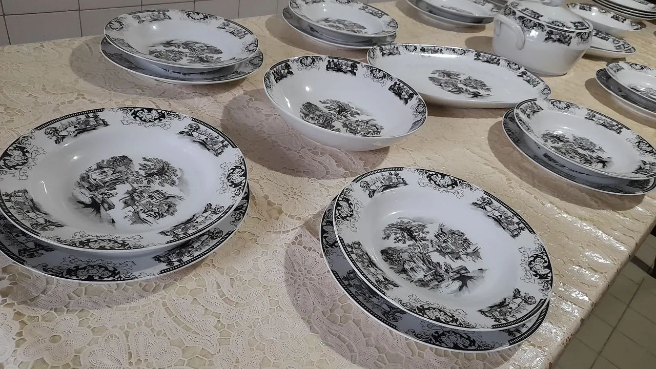 Aparelho de Jantar Vintage Completo - Foto 4