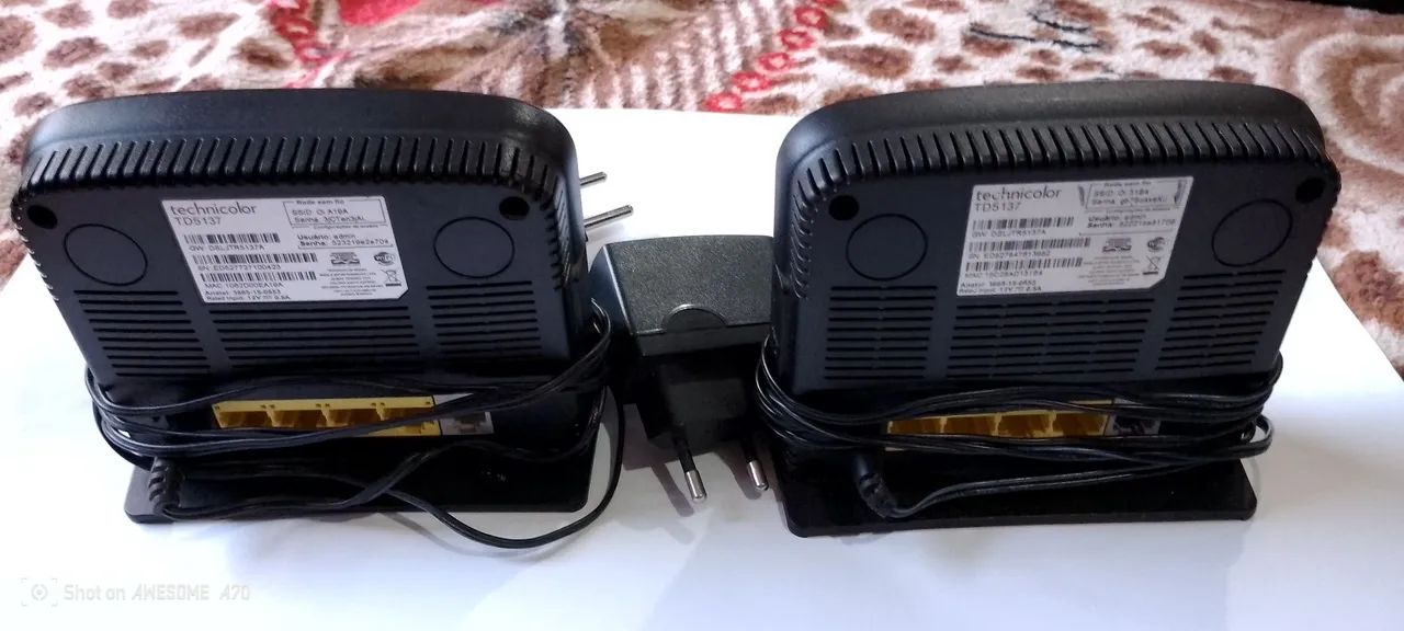 02 modem wi-fi da oi + 02 roteador dsl.