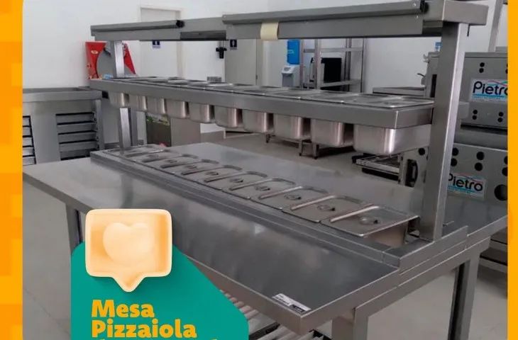 Mesa de inox- Pizzaiola