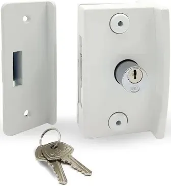 Fechadura para porta de vidro de correr