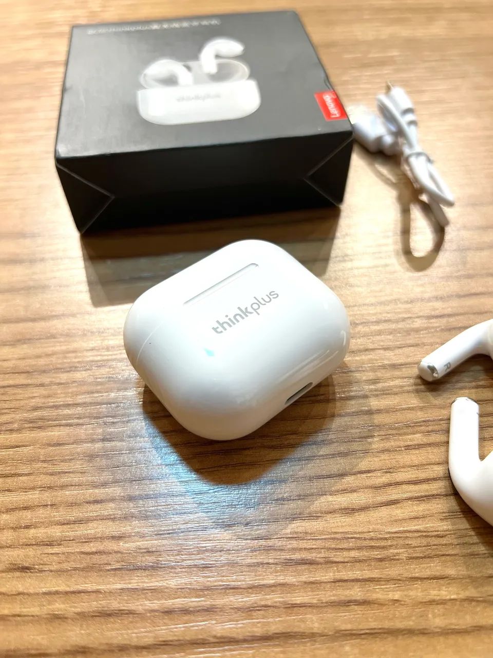 Lenovo LP40 Branco - Fone Bluetooth com som potente e conforto total - Foto 2