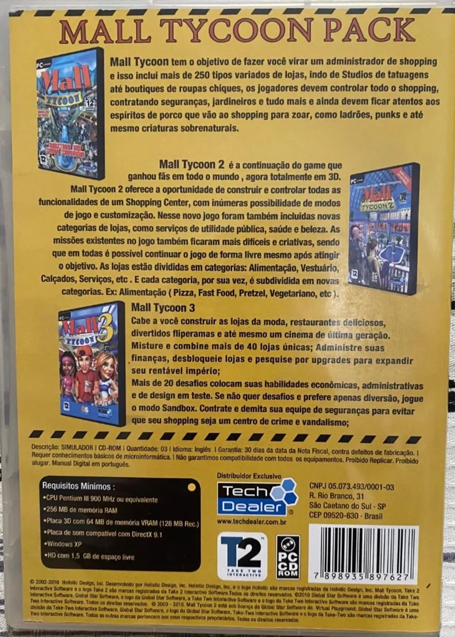 Jogo de Computador Mall Tycoon - Foto 2
