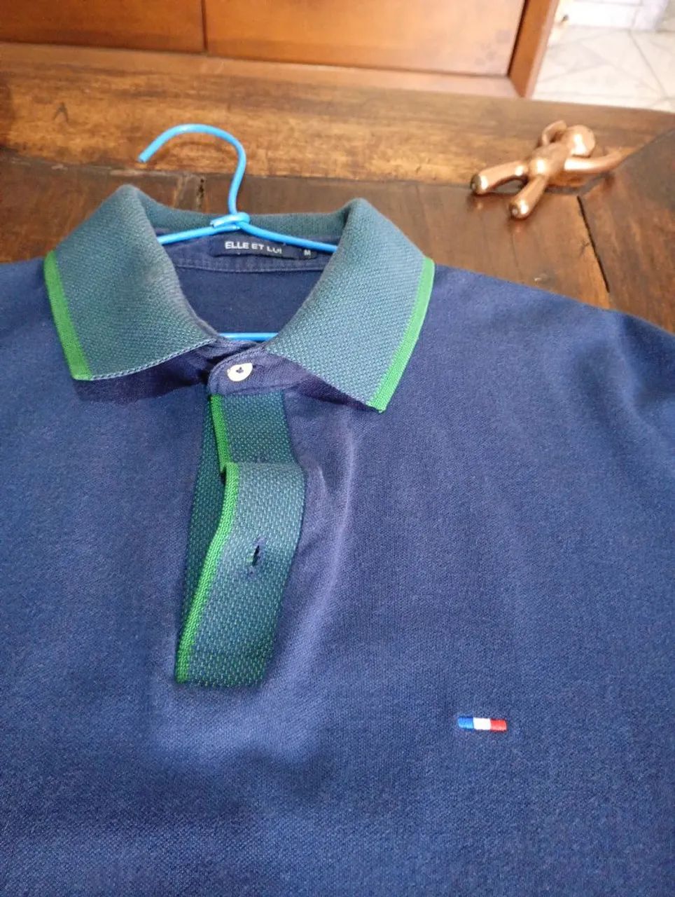 Camisa Polo ELLE ET LUI.    M azul - Foto 2