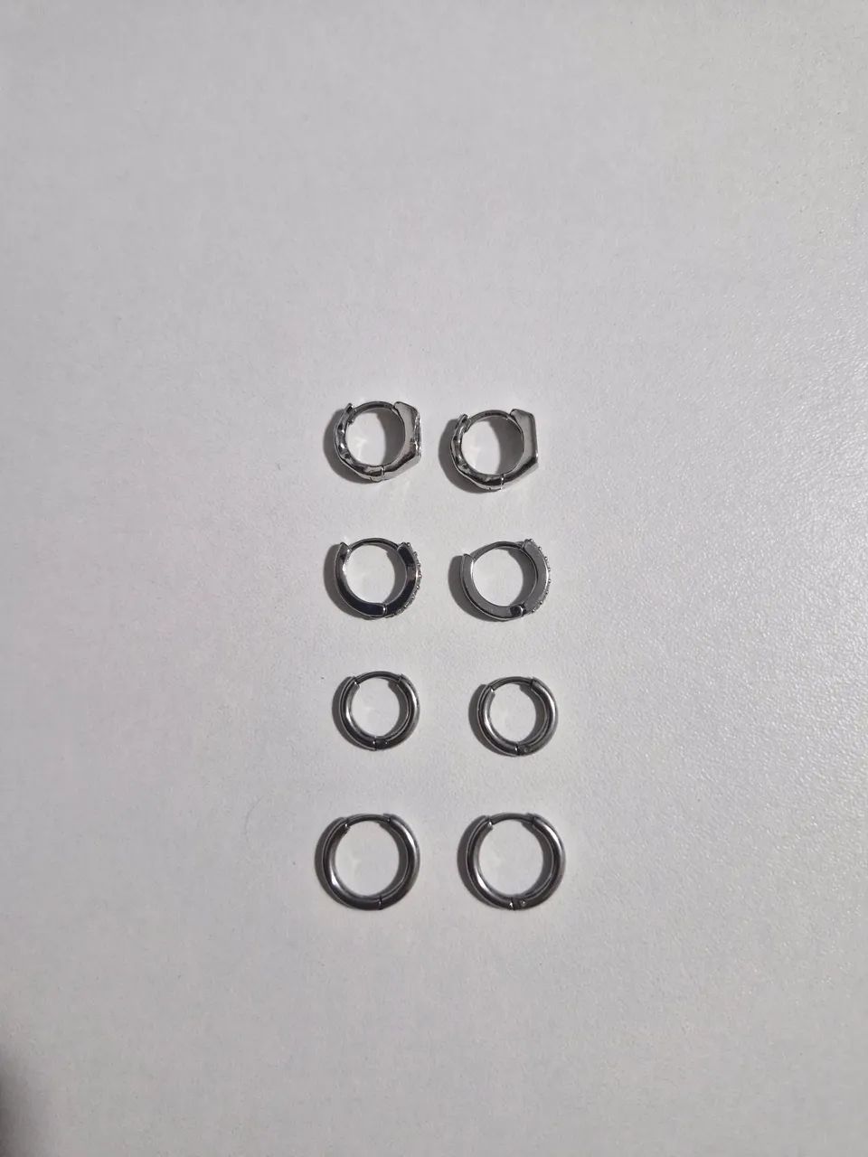 Kit com 4 Pares de Brincos de argola (vendo separado também)