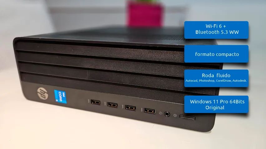 Computador HP i5 12ªG- vPró | Nvme M2 -256G | 8DDR4-3200Mhz - Novíssimo - Foto 2