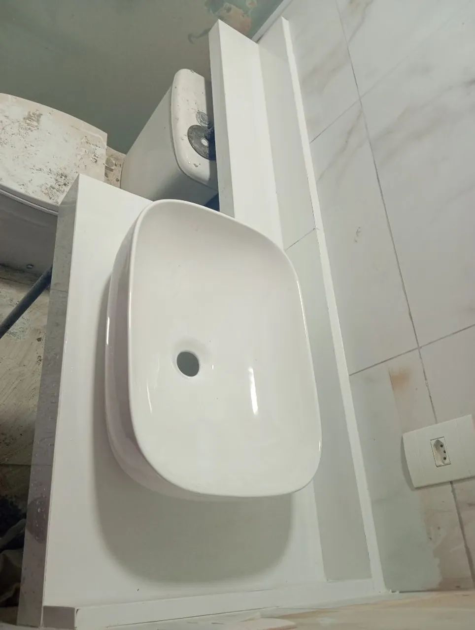 Pia Com Cuba Sobrepor Para Banheiro. ?? - Foto 3