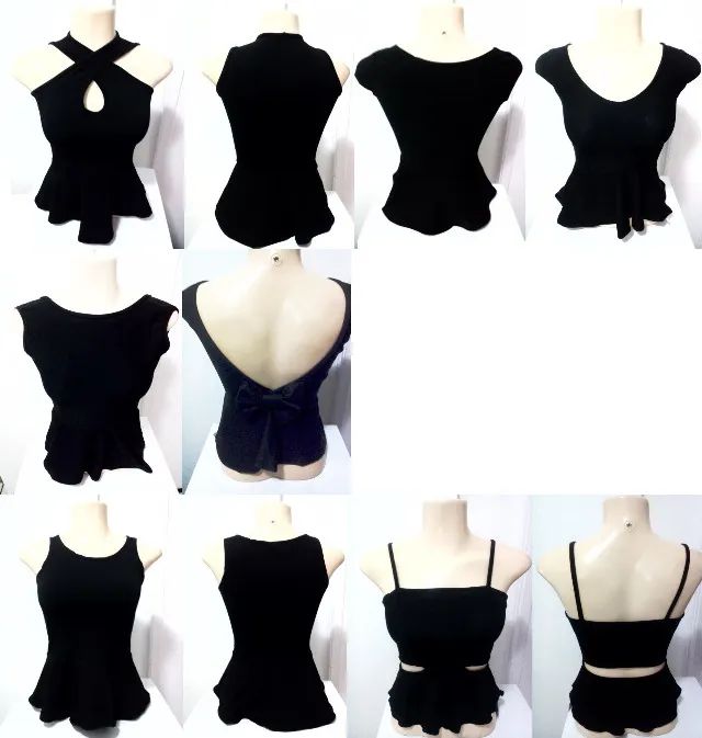 Lote de Blusas Peplum (200) - Foto 2