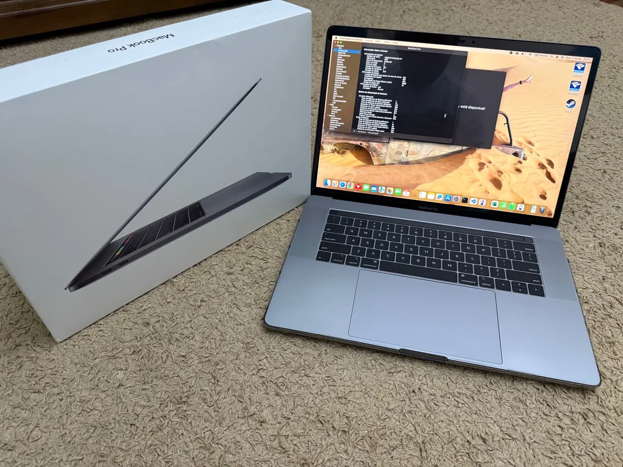Apple MacBook Pro 2019 15インチ MacBook Pro (15 polegadas, 2019) - Especificações técnicas